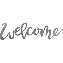 Primitives by Kathy 38529 Metal Word-Welcome, 13x3.5 inches