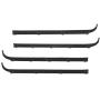 Inner & Outer Window Sweep Felts Seals Weatherstrip 4 Pc Kit Set for Ford Truck