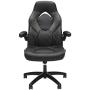 OFM ESS Collection Racing Style Bonded Leather Gaming Chair, in Gray (ESS-3085-GRY) OFM ESS Collection Racing Style Bonded Leather Gaming Chair, in Gray (ESS-3085-GRY)