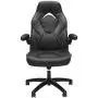 OFM ESS Collection Racing Style Bonded Leather Gaming Chair, in Gray (ESS-3085-GRY)