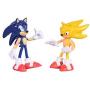 Max Fun Set of 6pcs Sonic The Hedgehog Action Figures, 5-7cm Tall Cake Toppers-Sonic, Shadow, Werehog, Metal Sonic, Knuckles & Super Sonic