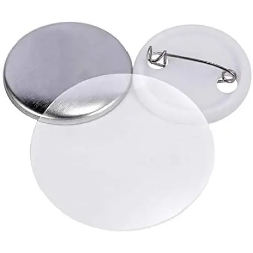 BEAMNOVA 500Pcs 1-1/4 inch Button Parts for Badge Maker Machine Clip Pin Top/Bottom Cover - Every Set includs 1.26 inch Clip Button, 1.73 inch Thin Film, 1 Mylar BEAMNOVA 500Pcs 1-1/4 inch Button Parts for Badge Maker Machine Clip Pin Top/Bottom Cover - Every Set includs 1.26 inch Clip Button, 1.73 inch Thin Film, 1 Mylar