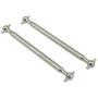 dailymall 2pcs RC Car 1/16 Rear Metal Drive Shaft Dogbone for XLH Q901, Q902, Q903 Replacement Parts