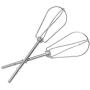 （2PACK）W10490648 Hand Mixer Turbo Beater by AMI PARTS Replaces KHM2B, W10490648, KHM5, AP5644233, W10240913, AP5644233, PS4082859