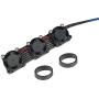 JMT M.2 NVME NGFF Heatsink SSD Cooler with 20mm Powerful Cooling Fan for Desktop PCIE M.2 2280 22110SSD with Thermal Pad (Black for 22110)