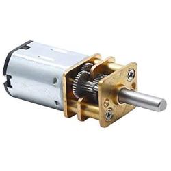 Augiimor DC 3V 250RPM Speed Reduction Motor N20 3mm Shaft Mini Metal Gearwheel Gear Motor with Full Metal Gearbox Micro Electric Motor for RC Car, Robot Model