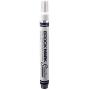 12 Pc Set White Brockmark Slimline Industrial Paint Markers Opaque Gloss Pen Metal Wood Plastic Glass for Auto Construction Arts Home