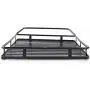 AKDSteel Model Car Parts, Professional Roof Rack Luggage Carrier with 6 LED Light for 1/10 RC Crawler for D90 for Axial Scx10 for RC Cars Toy Parts