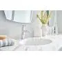 Moen 6145 Gibson One Handle Single Hole Modern Bathroom Sink Faucet with Optional Deckplate, 1 count, Chrome Moen 6145 Gibson One Handle Single Hole Modern Bathroom Sink Faucet with Optional Deckplate, 1 count, Chrome