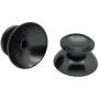Custom Metal Dark Grey Thumbsticks Analogue Thumb Sticks&Grey Chrome D-pad for Sony Dual Shock 4 PS4 Controllers