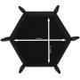 Forged Dice Co. Dice Tray Portable Folding Dice Rolling Tray for use as DND Dice Tray D&D Dice Tray or Dice Game 6.5 Inch Quiets Rolling Metal Dice - Stronger Snaps Hold Tighter Than Other Dice Trays