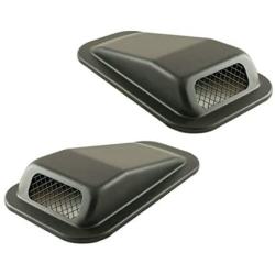 BRITPART AIR INTAKE TOP WING SET OF TWO STEEL RH + LH COMPATIBLE WITH LAND ROVER DEFENDER 90/110 / 130, PART # DA4001 & DA4000