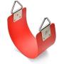 AGPTEK Swing Seat, 30.4 x 6 x 0.27 Inch Yard Swing for Kids & Adults with Metal Triangle Ring -- Red(300KG /660LB Weight Limit)