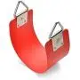 AGPTEK Swing Seat, 30.4 x 6 x 0.27 Inch Yard Swing for Kids & Adults with Metal Triangle Ring -- Red(300KG /660LB Weight Limit)