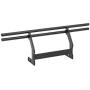 VGEBY RC Rear Bumper, Lightweight Metal Remote Control Vehicle Rear Bumper RC Upgrades Parts Replacement Accessories Fit for Traxxas TRX-4 G500 TRX-6 G63(Black)