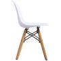 Costzon Kids Table and Chair Set, Kids Mid-Century Modern Style Table Set for Toddler Children, Kids Dining Table and Chair Set, 5-Piece Set (White, Table & 4 Chairs)