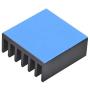 30pcs Aluminum Heatsink 14x14x6mm / 0.55x0.55x0.24 inches with Thermal Conductive Adhesive Tape for Raspberry pi Electronic Chip MOS IC Diode Triode Cooling Heat Dissipation