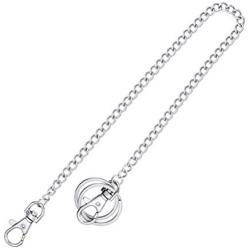 Pengxiaomei Pocket Chain,1pcs Handbag Chains Accessories 25cm/9.84inch Wallet Chain Metal Chain Handbags Strap for Keys/Wallet/Jeans Pants/Purse/Handbag