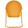 Crosley Furniture CO1001A-TG Griffith Retro Metal Outdoor Chair, Tangerine