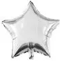 18'' Star Balloons Foil Balloons Mylar Balloons Party Decorations Balloons, Silver, 10 Pieces