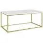 Walker Edison Modern Marble and Metal Frame Open Rectangle Coffee Accent Living Room Ottoman Table, 42 Inch, Marble & Gold Walker Edison Modern Marble and Metal Frame Open Rectangle Coffee Accent Living Room Ottoman Table, 42 Inch, Marble & Gold