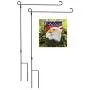 Clever Creations Garden Flag Stand, Premium Weatherproof Metal Powder Coated Flag Pole Holder, Perfect for 12 x 18 Inch Flags, Easy Assembly, 2 Pack Clever Creations Garden Flag Stand, Premium Weatherproof Metal Powder Coated Flag Pole Holder, Perfect for 12 x 18 Inch Flags, Easy Assembly, 2 Pack
