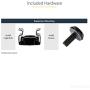 StarTech.com 2U Server Rack Shelf - Universal Vented Cantilever Tray for 19'' Network Equipment Rack & Cabinet - Heavy Duty Steel - 50lb - 16'' Deep (CABSHELFV) Black