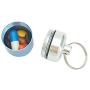 FAYALA Waterproof Aluminum Pill Case Box Aluminum Pill Container Metal Pill Box Case (Blue and Gray)