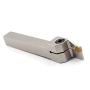 OSCARBIDE 1/2'' Heavy Duty Indexable Grooving Parting Holder Nickel Plated QA08R-20 Right -Hand Lathe Cut Off Tool with Carbide Insert GTN-2, 1 Piece