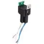 ESUPPORT 12V 30A Car Motor Heavy Duty Relay Socket Plug 4Pin Fuse Switch On/Off SPST Wire Harness Metal Pack of 2