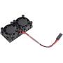Enokay Raspberry Pi 2B 3B 3B+ 4B Model B B+ Dual Fan with Raspberry Pi Heatsink for Raspberry Pi 2B 3B 3B+ 4B