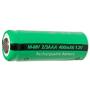 Rechargeable 2/3AAA Battery 1.2v ni-mh Battery 400mAh Count :Pcs (12)