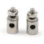 Karcy Pushrod Linkage Stopper Metal for RC Airplane Parts Adjustable Pushrod Connector Linkage Stoppers 2.1mm/0.08'' Pack of 20