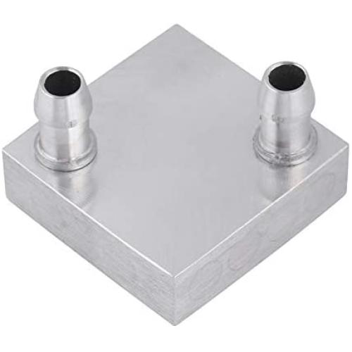 ASHATA 40x40mm Water Cooling Aluminum Block for CPU Graphics Radiator Heatsink Water Cooler