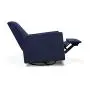 DaVinci Piper Upholstered Recliner and Swivel Glider in Navy, Greenguard Gold Certified DaVinci Piper Upholstered Recliner and Swivel Glider in Navy, Greenguard Gold Certified