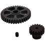 ZYCST Metal Diff Main Gear 38T & Motor Pinion Gear 17T for RC 1/18 WLtoys A949 A959 A969 A979 K929 RC Car Buggy Upgrade Parts