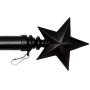 Evergreen Flag Star Black Metal Extendable House Flag Pole, 35'' to 60'' L