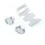 LCX Racing 1/24th RC Crawler Car Stainless Steel Skid Plate Axle Guard Protector, Skid Plate Armor & Axle Guard for Axial SCX24 90081 LCX Racing 1/24th RC Crawler Car Stainless Steel Skid Plate Axle Guard Protector, Skid Plate Armor & Axle Guard for Axial SCX24 90081