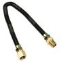 Dreffco 28'' x 3/4'' High Capacity Black Non-Whistle Gas Flex Line for NG or LP Fire Pits Dreffco 28'' x 3/4'' High Capacity Black Non-Whistle Gas Flex Line for NG or LP Fire Pits
