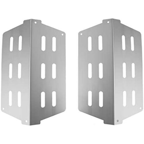 2pc Stainless Grill Heat Plate Replacement for Weber Genesis 300 and Most 2011 and Newer Genesis Grills, Original Part NO. Weber 7622, 65505, 62756