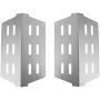 2pc Stainless Grill Heat Plate Replacement for Weber Genesis 300 and Most 2011 and Newer Genesis Grills, Original Part NO. Weber 7622, 65505, 62756