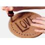Create Image - Wood Burning Kit - Gourd Pyrography Pen Kit and Woodburner Tool - Dual Temperature Control, 21 PCS Soldering Brass Tips - Free Stencil, Stand and Carrying Case