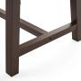 Christopher Knight Home 298403 Bowman Wood Outdoor Picnic Table Set | Perfect for Dining, Brown + Black Rustic Metal