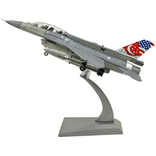 TANG DYNASTY(TM) 1:72 F-16D Fighting Falcon Fighter Attack Metal Plane Model,Singapore Air Force, Military Airplane Model,Diecast Plane,for Collecting and Gift