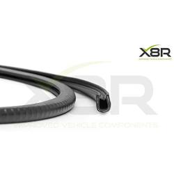 Black Flexible Metal Reinforced Car protective Rubber Edging Edge Trim Seal Part: X8R101 / X8R0101