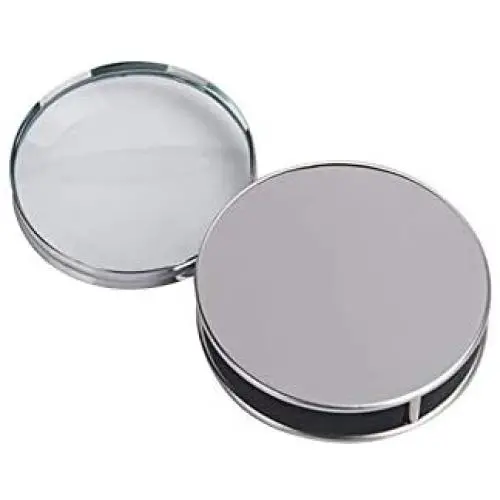 Zhi Jin 1Pc Portable Folding Magnifier Pocket Loupe Metal Reading Magnifying Glass Lens 10X 60mm for Inspection Science Office Travel Map Zhi Jin 1Pc Portable Folding Magnifier Pocket Loupe Metal Reading Magnifying Glass Lens 10X 60mm for Inspection Science Office Travel Map