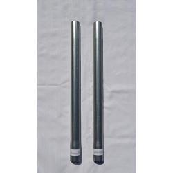 Metal Post Extension - Fence Extender (2 - Pack) 1-7/8 in Dia x 24 in