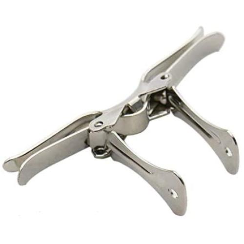 TopOffice 12 Pcs Metal Bow Tie Clips Silver DIY Bowtie Hardware Fastener Great Grade Metal Silver - 2.75''