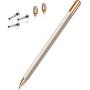 Stylus for iPad Pencil, MEKO 2 in 1 Universal Disc Stylus Touch Screen Pens for Apple/iPhone/Ipad pro/Mini/Air/Android/Microsoft/Surface and Other Touch Screens with 5 Replacement Tips-Champagne