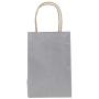 PTP BAGS Hi Ho Silver 5'' x 3'' x 8'' Tote Bags [Pack of 250] Recyclable Metallic Kraft Paper Gift Bags